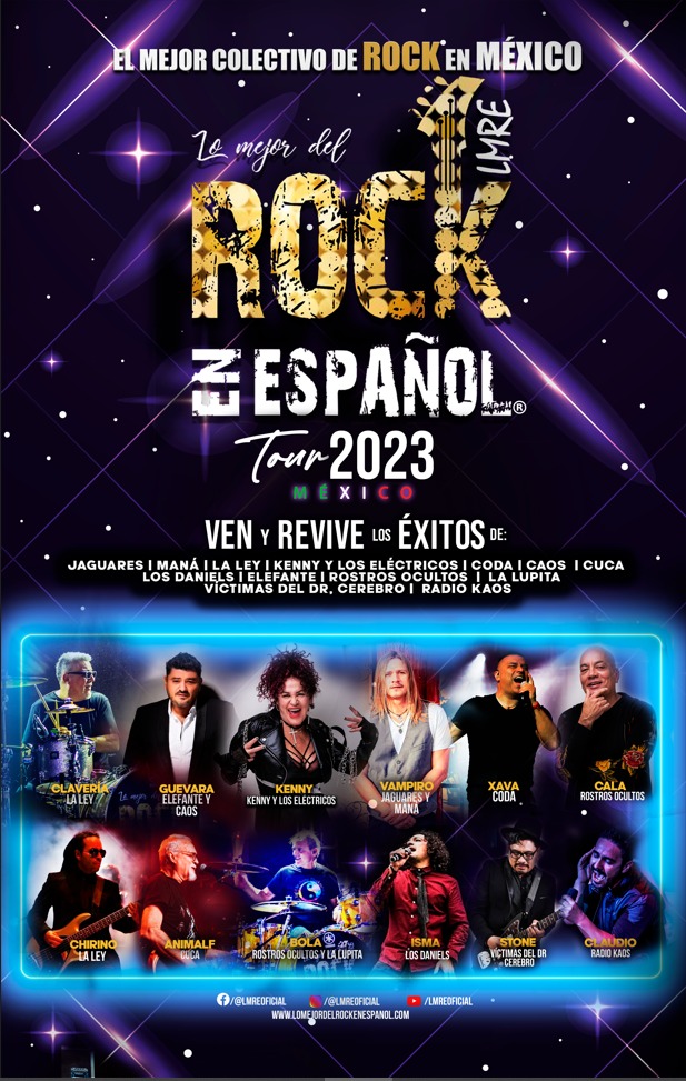 LO MEJOR DEL ROCK EN ESPAÑOL TOUR 2023